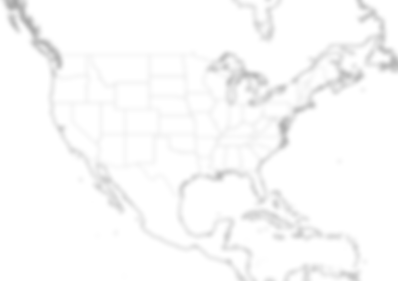 The map for this forecast, except that it's intentionally blurred, and shows no forecast line.