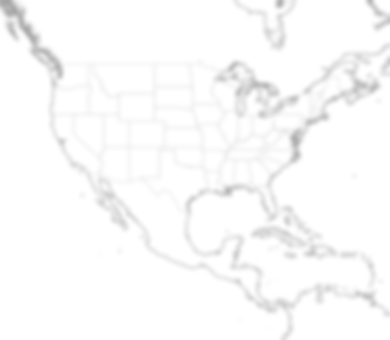The map for this forecast, except that it's intentionally blurred, and shows no forecast line.