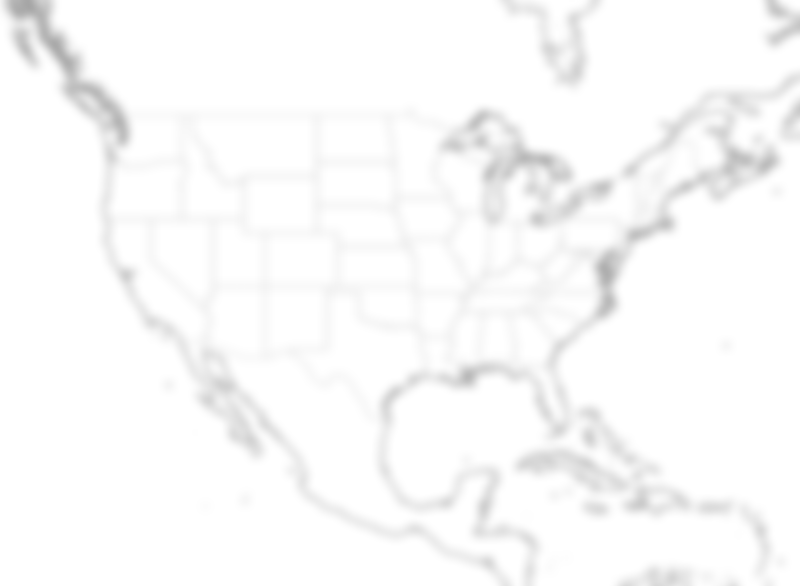 The map for this forecast, except that it's intentionally blurred, and shows no forecast line.