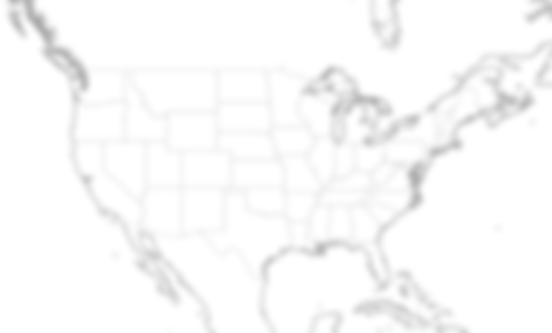 The map for this forecast, except that it's intentionally blurred, and shows no forecast line.