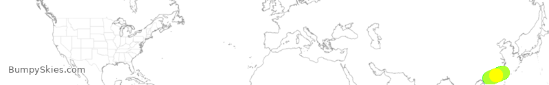 Turbulence forecast map for ACA7067, TPE to HKG