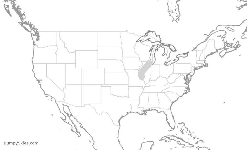 Turbulence forecast map for GJS4423, STL to ORD