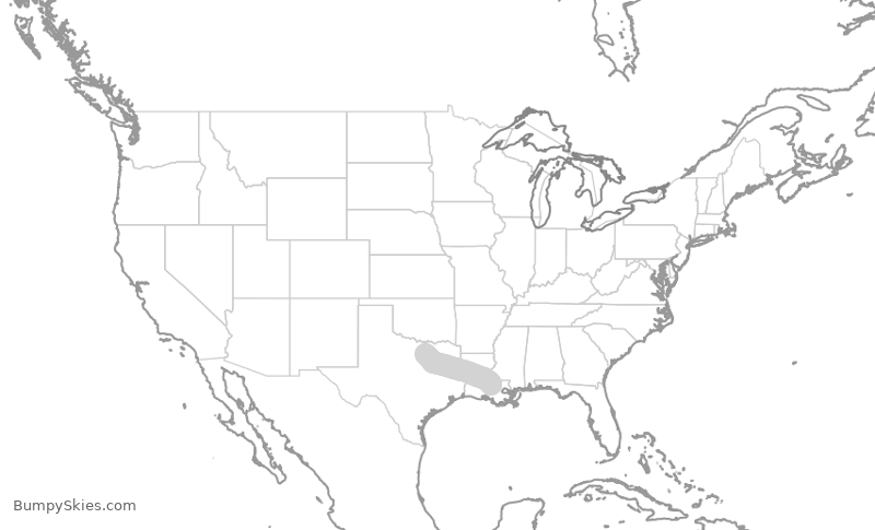 Turbulence forecast map for JIA5603, BTR to DFW