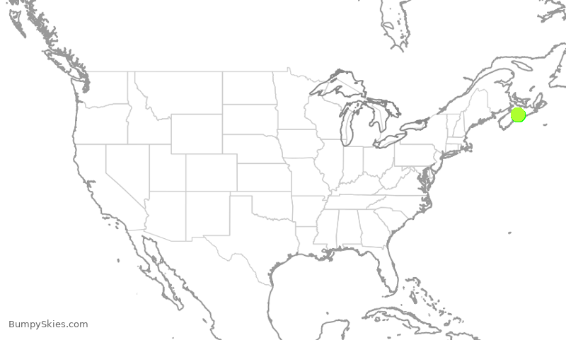 Turbulence forecast map for JZA7816, YHZ to YHZ