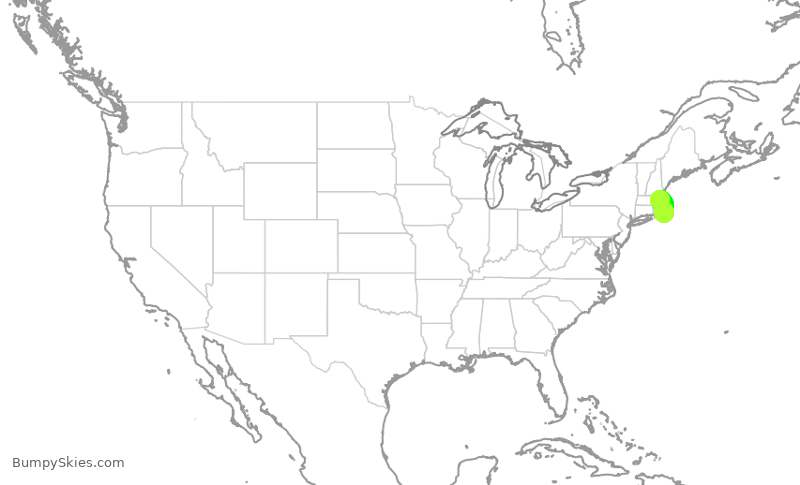 Turbulence forecast map for KAP3131, BOS to MVY