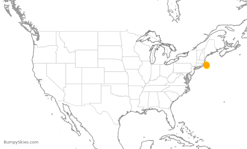 Turbulence forecast map for KAP6192, HYA to ACK