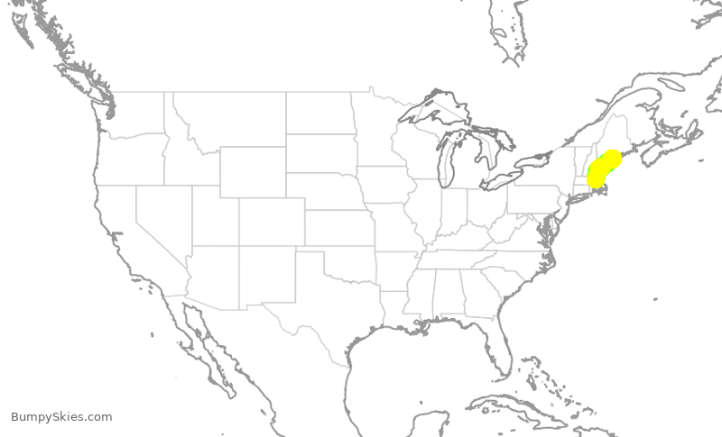 Turbulence forecast map for KAP91, BOS to RKD