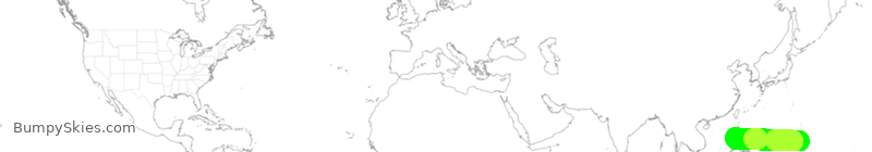 Turbulence forecast map for PAL111, GUM to PLL