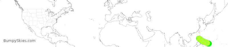 Turbulence forecast map for PAL514, TRO to PLL