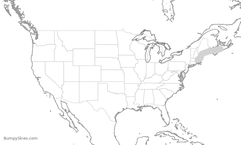 Turbulence forecast map for RPA4495, YHZ to BOS