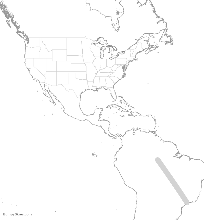 Turbulence forecast map for SKW431, BSJ to BEG