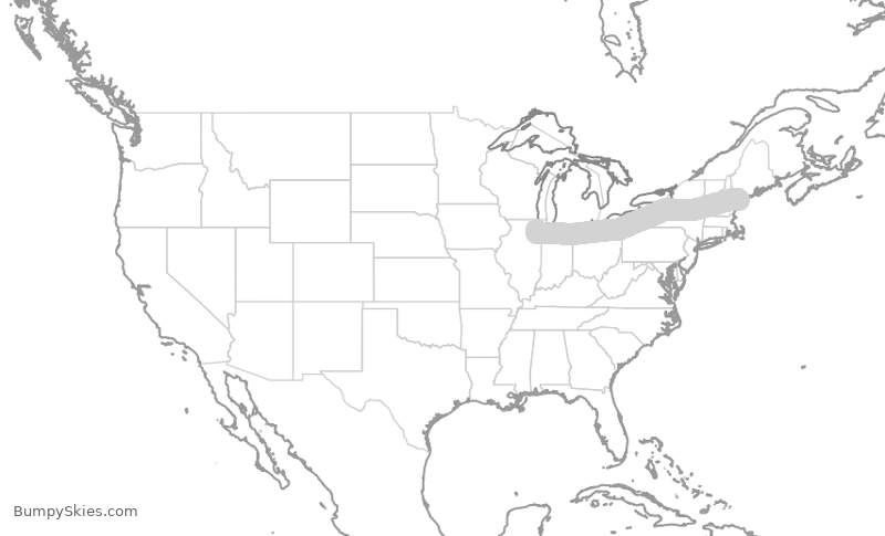 Turbulence forecast map for SWA1881, PWM to MDW