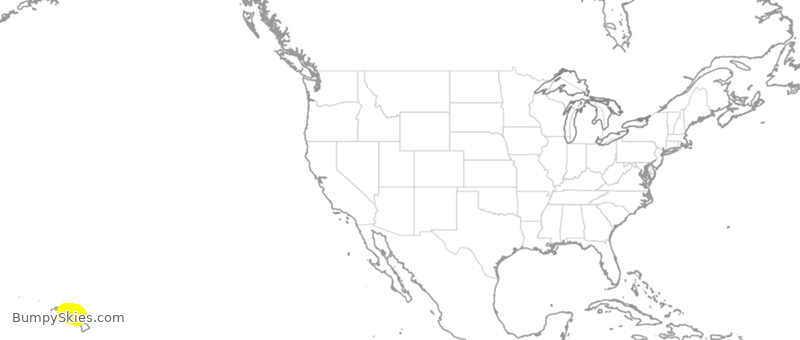 Turbulence forecast map for SWA2276, HNL to HOG