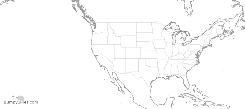 Turbulence forecast map for SWA3099, OGG to KOA