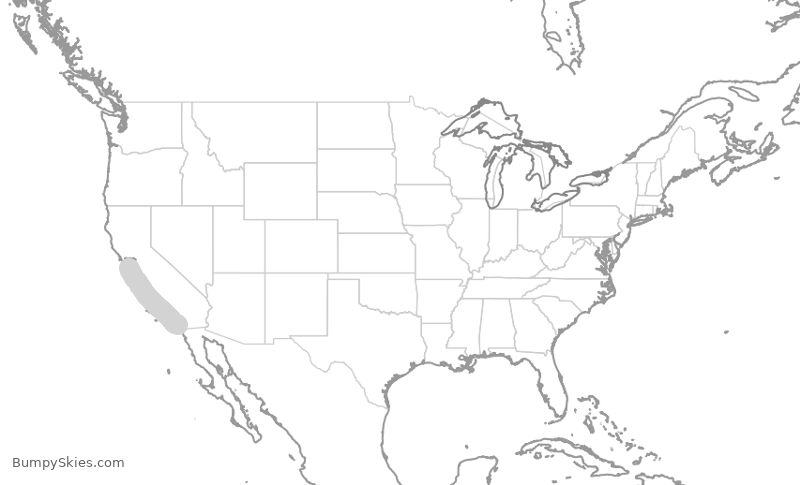 Turbulence forecast map for SWA606, SAN to SJC