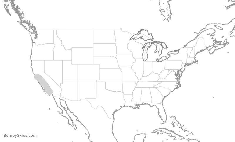 Turbulence forecast map for SWA755, LGB to LAS