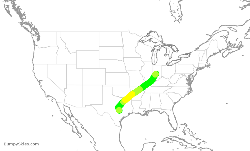 Turbulence forecast map for SWA778, AUS to IND