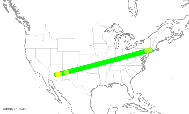Turbulence forecast map for TWY15, OXC to AZA