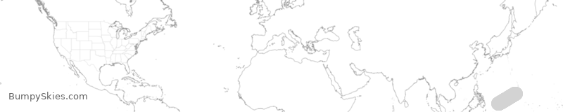Turbulence forecast map for UAL158, TRO to GUM