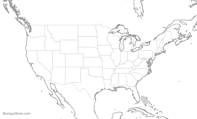 Turbulence forecast map for WST704, NAS to FPO