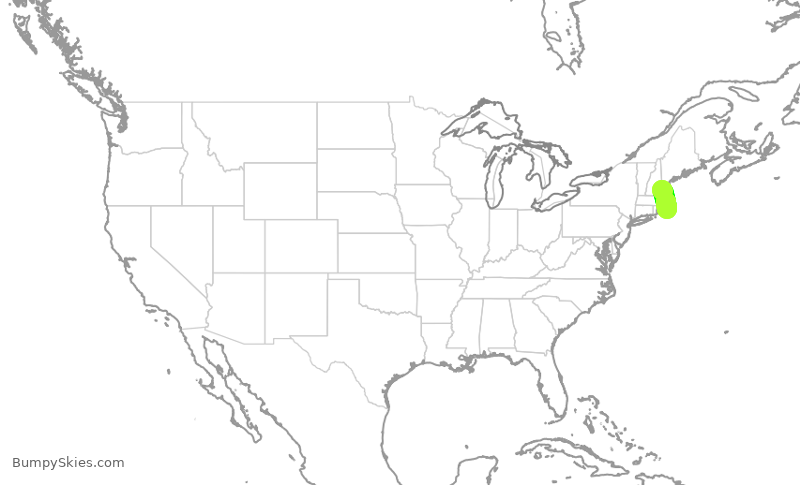 Turbulence forecast map for WUP652, PSM to HYA