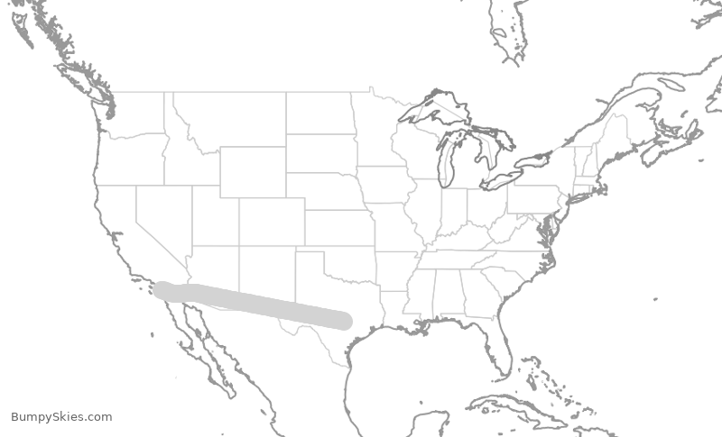 Turbulence forecast map for WUP944, CLD to AUS