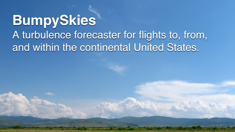 BumpySkies: a turbulence forecaster for flights to, from, and within the United States